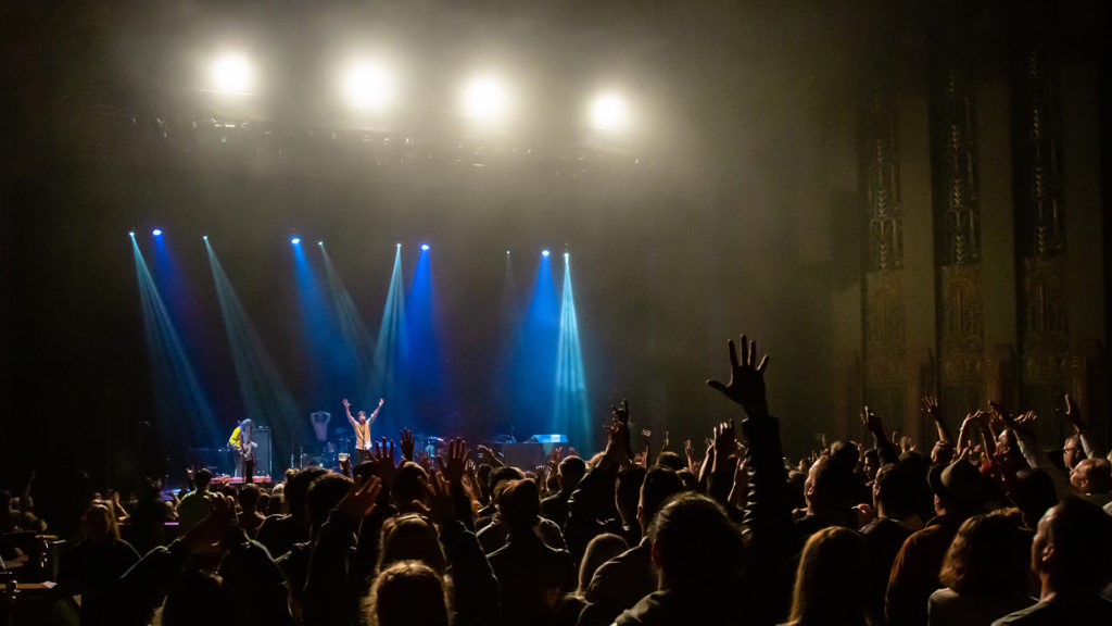 a concert at Los Angeles' iconic Wiltern