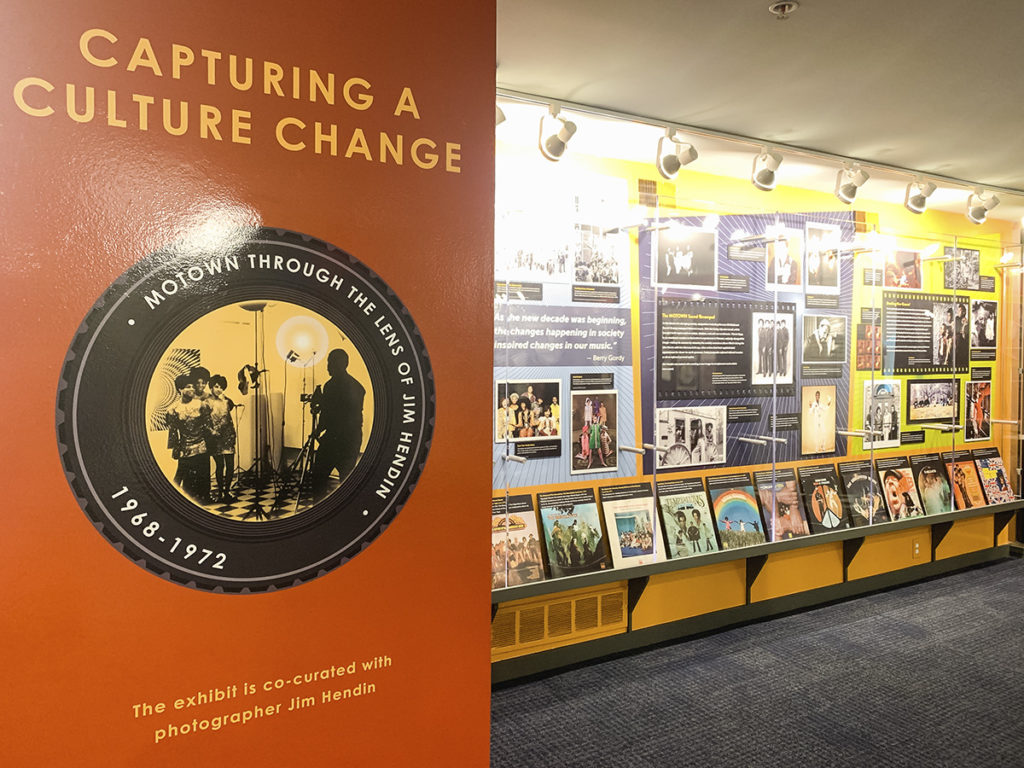 Entrance to Capturing a Culture Change exhibit at Motown Museum