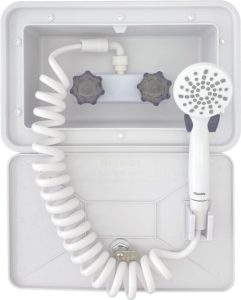 Outdoor Shower for RVs and camper vans, made by Awelife.