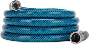 Camco TastePURE 25-Foot Premium Drinking Water Hose, used for RVs and camper vans. 