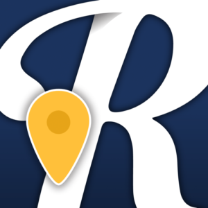 Roadtrippers app logo. Makes a great gift idea.